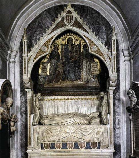 Tomb of Cardinal Garcia Gudiel, Cosmas Damian asam